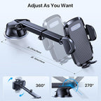 Miracase Phone Holders for Your Car, Universal Cell Phone Car Mount, 3-in-1 - Image 6