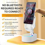 Wireless Induction Audio Bluetooth Speaker 5in1 Phone Holder Emergency - Image 2