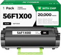 56F1X00 Black Extra High Yield Toner Cartridge Compatible by JCTONER