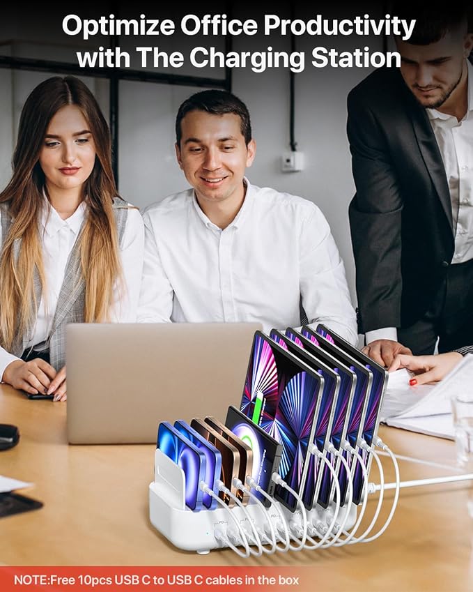SooPii USB Charging Station, 100W Fast Charging Station - Image 7
