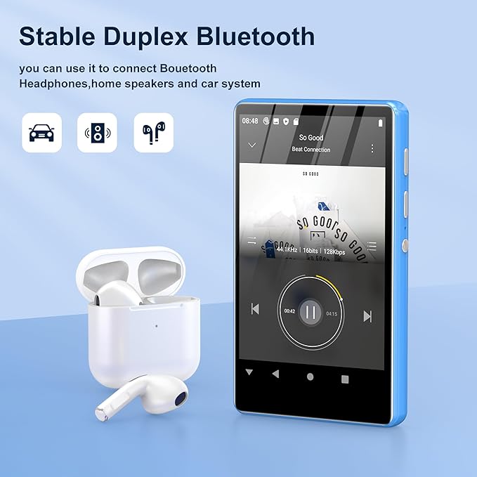 MP3 Player with Bluetooth and WiFi, SWOFY 80GB MP3 Player with Spotify - Image 7