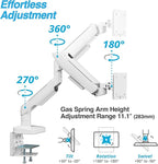 AVLT RGB Lights Single 17”-49” Gaming Monitor Arm Desk Mount, Fits One - Image 5