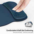 TECKNET Gel Mouse Pad with Wrist Rest, Ergonomic Office Mousepad with Wrist - Image 3