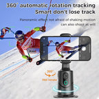 Auto Face Tracking Phone Holder, No App Required, 360° Rotation Phone Camera - Image 2