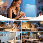 White crown LED Desk Lamp Dimmable Table Lamp Reading Lamp - Image 5