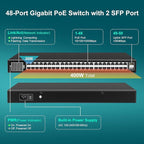 48-Port Gigabit PoE Switch Unmanaged - Image 3