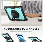 Timecity for iPad Air 3/ Pro 10.5 Inch Case, 360° Rotating Stand, Pencil Holder - Image 6