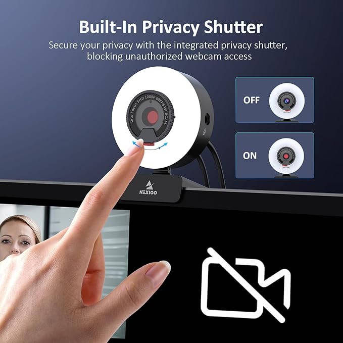 NexiGo N960E Pro 60FPS Webcam - Image 7
