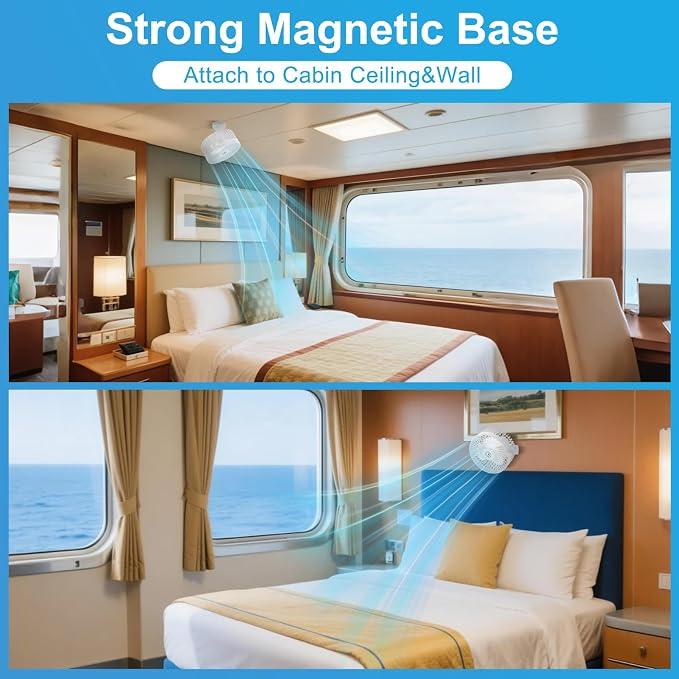 Magnetic Cruise Fan with 12000mAh Battery - Image 2