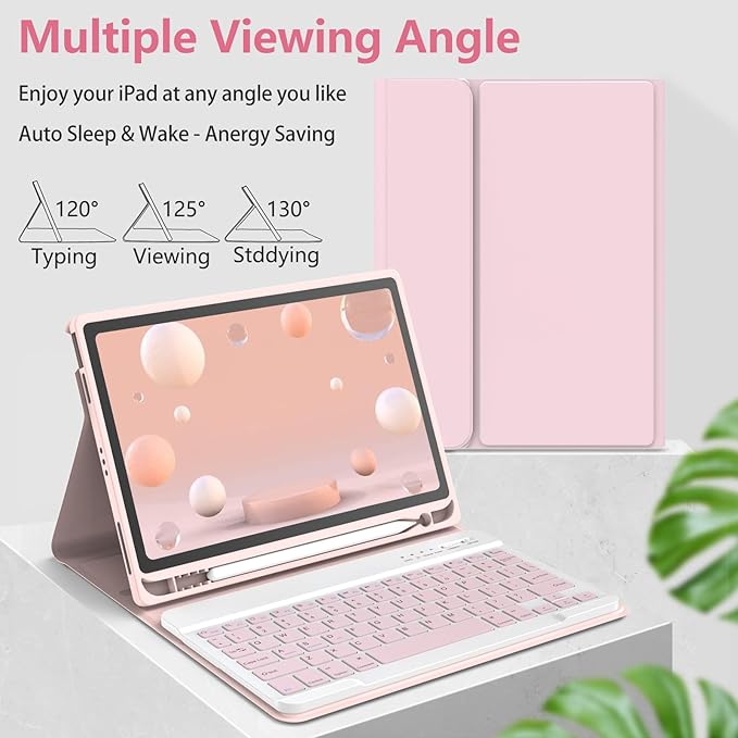 Keyboard Case for iPad Air 11-inch M3/M2/Air 5th/ 4th Generation- Detachable - Image 3