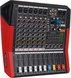 TF600 6-Channel Professional Mixer by Yamnweo