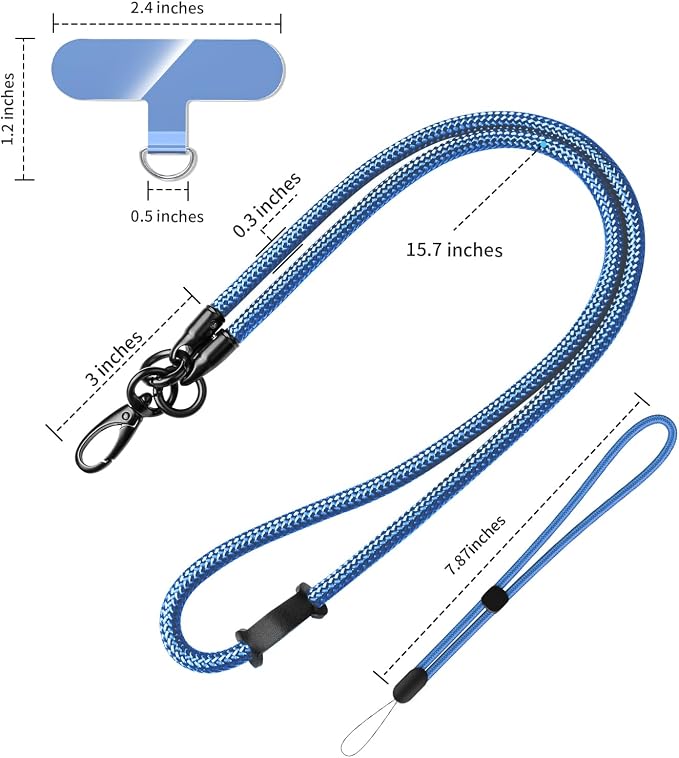 Cell Phone Lanyard Holder Anti Theft Crossbody Phone Wrist & Neck Strap - Image 5