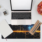 Large Gaming Mouse Pad for Desk, Honeycomb Technology Desk Pad, Extended - Image 7