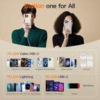 Magnetic Portable Charger, 16800mAh Wireless Power Bank, - Image 9