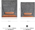 K&F Concept Lens Filter Pouch, Lens Filter Case 3 Pocket Professional - Image 4