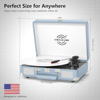 VINYLS LINK Vinyl Record Player Bluetooth, 3-Speed Turntable Vinyl Player - Image 7