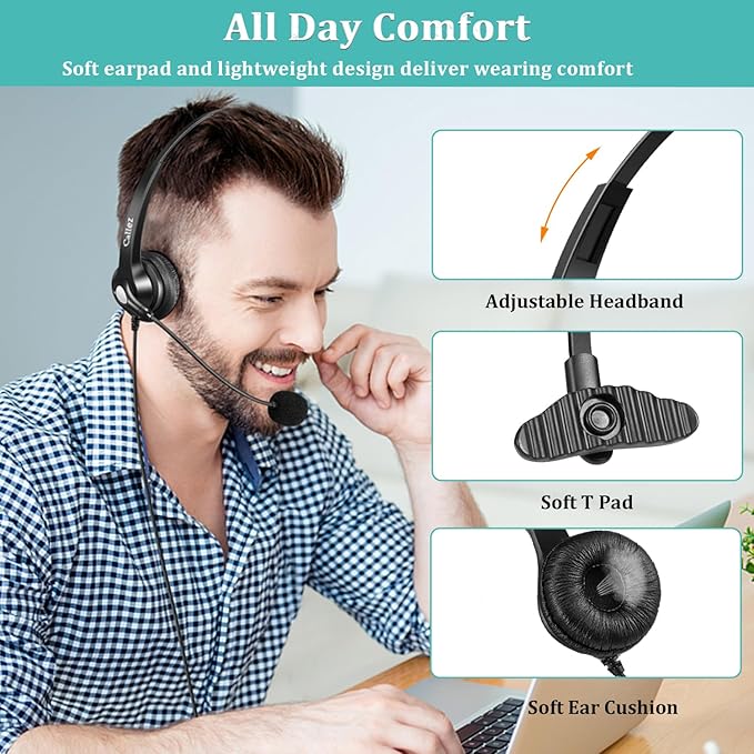 3.5mm Jack Cell Phone Headset - Image 5