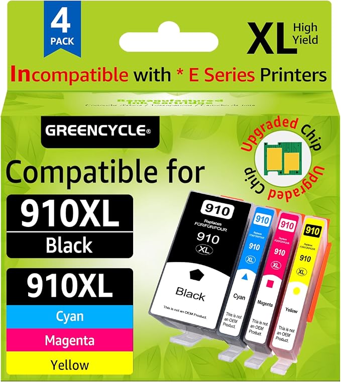 greencycle 910XL Ink Cartridges Replacement by greencycle