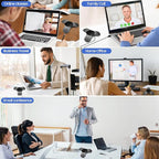 Conference Speaker with Microphone 360°Voice Pickup USB-C Speakerphone Home - Image 8