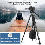 UBeesize 67” Camera Tripod - Image 4