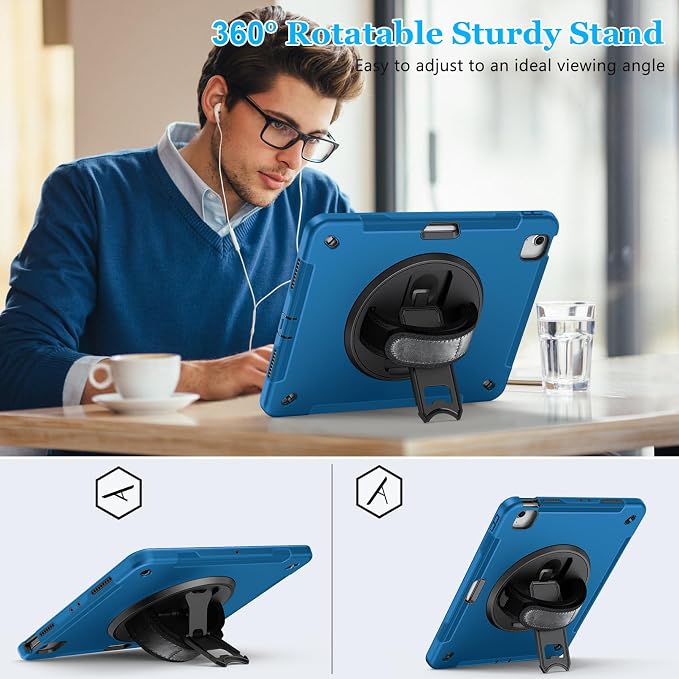 Case for iPad Air 13 Inch M3 2025 & M2 2024: Military Grade Cover for iPad Pro - Image 4