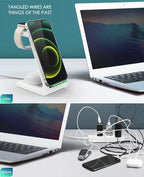 3 in 1 Wireless Charging Station, 2025 Upgraded Fast Desk Charger Station - Image 6
