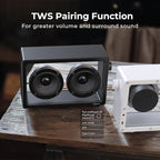 Cassette Portable Bluetooth Speaker, 20W Minimalist Speakers Bluetooth Wireless - Image 3