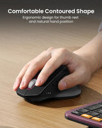 ProtoArc Ergonomic Wireless Keyboard Mouse, EKM01 Plus Full Size Ergo Bluetooth - Image 5
