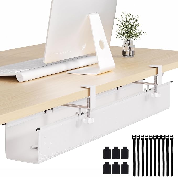 Under Desk Cable Management Tray 39.7" by JOLENSOY