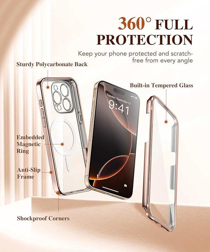 BERFY Magnetic for iPhone 16 Pro Case, Compatible - Image 4