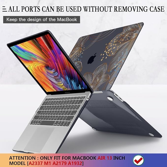 CISSOOK for MacBook Air 13 inch Case 2021 2020 2019 2018 Model M1 A2337 A2179 - Image 5