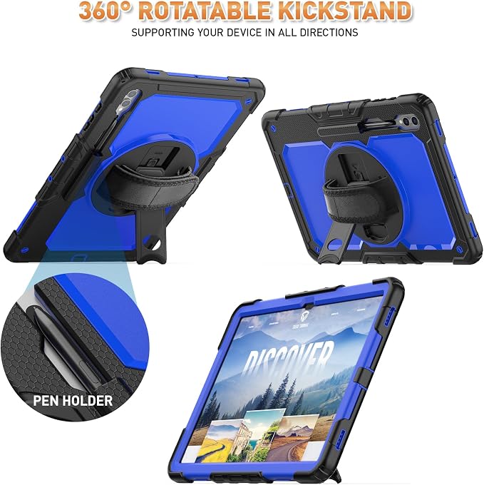 Timecity Case for Samsung Galaxy Tab S10 Ultra/ S9 Ultra/ S8 Ultra Tablet Case - Image 6