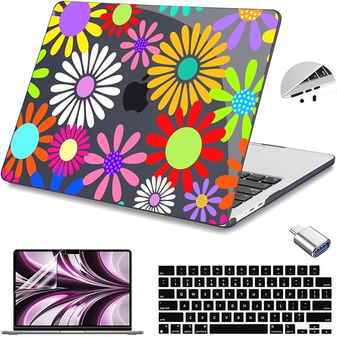 Teryeefi Compatible for MacBook Air 13.6 inch Case A3240 A3113 A2681, by Teryeefi