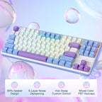 Redragon K707 PRO 80% Wireless Gasket RGB Gaming Keyboard, 3-Modes 87 Keys TKL - Image 2