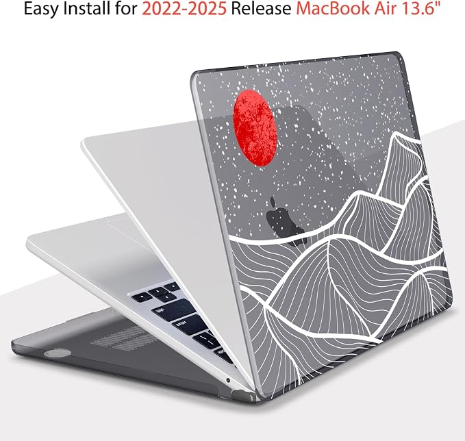 Teryeefi for M3 M2 M4 MacBook Air 13 inch Case 2025 2024 2023 2022 Release - Image 5