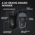 Logitech G PRO X SUPERLIGHT 2 Wireless Gaming Mouse, 60g Pro-Grade - Image 6