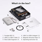 Lexar 1TB ES5 Magnetic External SSD, Compatible w/MagSafe, USB-C Smartphones - Image 8