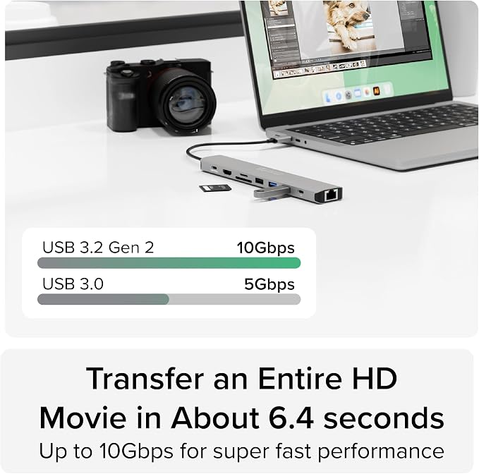 Plugable USB C Hub Multiport Adapter: 9-in-1 - Image 8