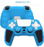 SIKEMAY Anti-Slip PS5 Controller Skin, Soft Thicken Non-Slip Studded Silicone - Image 2