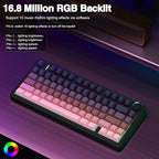 AULA F75 Pro Wireless Mechanical Keyboard, 75% Hot Swappable Custom Keyboard - Image 4
