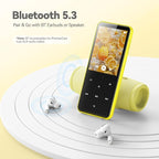 AGPTEK 64GB MP3 Player with Bluetooth, M3 2.4 inch Music Player with Speaker - Image 3