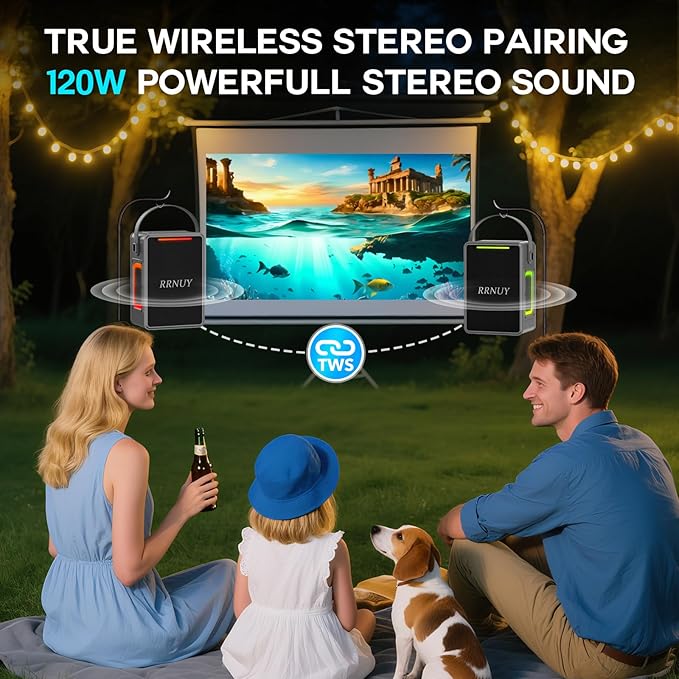 Portable Bluetooth Speaker 60W IPX6 Waterproof Wireless Speakers - Image 5