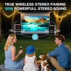Portable Bluetooth Speaker 60W IPX6 Waterproof Wireless Speakers - Image 5
