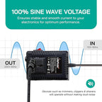 LiteFuze 300 Watt Step Up/Step Down Travel Voltage Converter, 220/110v to - Image 6