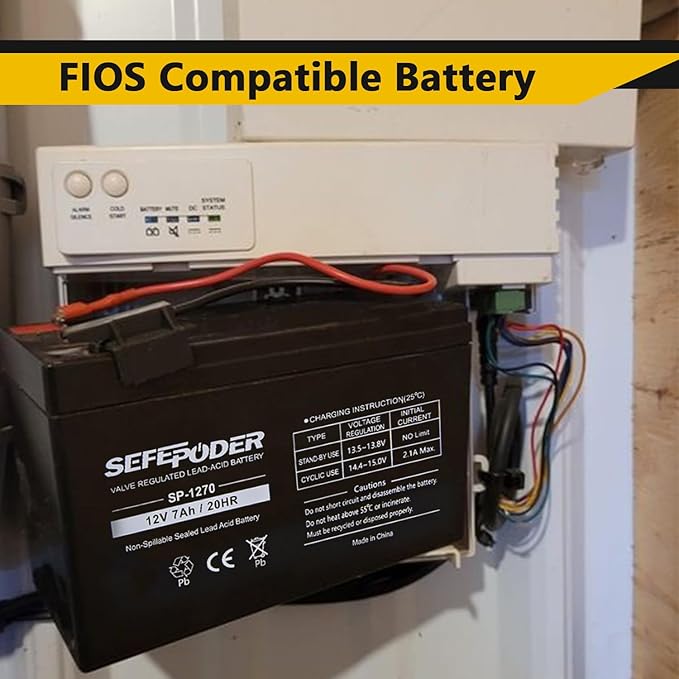 SEFEPODER 12V 7Ah Rechargeable Sealed Lead Acid Battery - Image 5