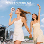 Portable Handheld Fan, USB Personal Fan Rechargeable Battery Operated 10H - Image 5