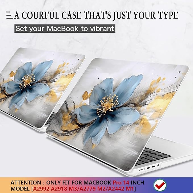 CISSOOK for MacBook Pro 14 Inch Case 2024 2023 2022 2021 M4/M3/M2/M1 Pro/Max - Image 3