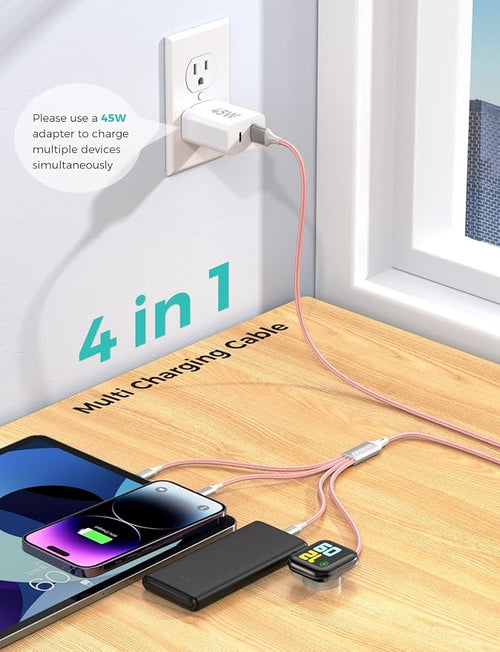 2Pack Travel Essentials Multi Charging Cable - Image 2