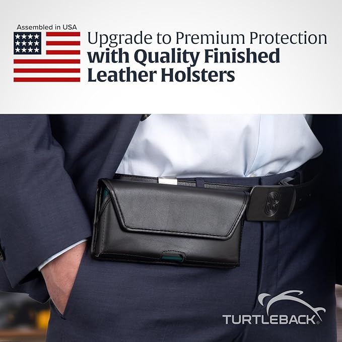 Turtleback Belt Clip for iPhone 16 Pro, 15 pro 14 Pro 13 Pro -Small- Fits - Image 6