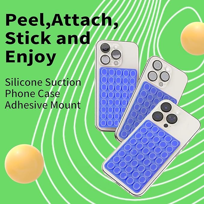 Silicone Double Octo Buddy-Sided Suction Phone Grip Detachable Mount - Image 5